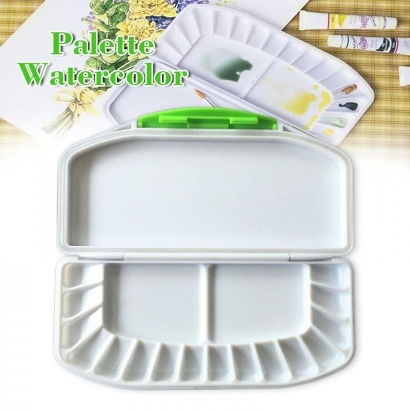 Professional 1Pc Folding Watercolor Palette Airtight Leak-proof Art Supply For Acrylic Painting Oil Paint