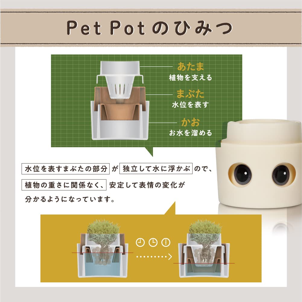 [Amepura] Pet Pot Pet Pot Planter Plant Watering Home Garden (1)