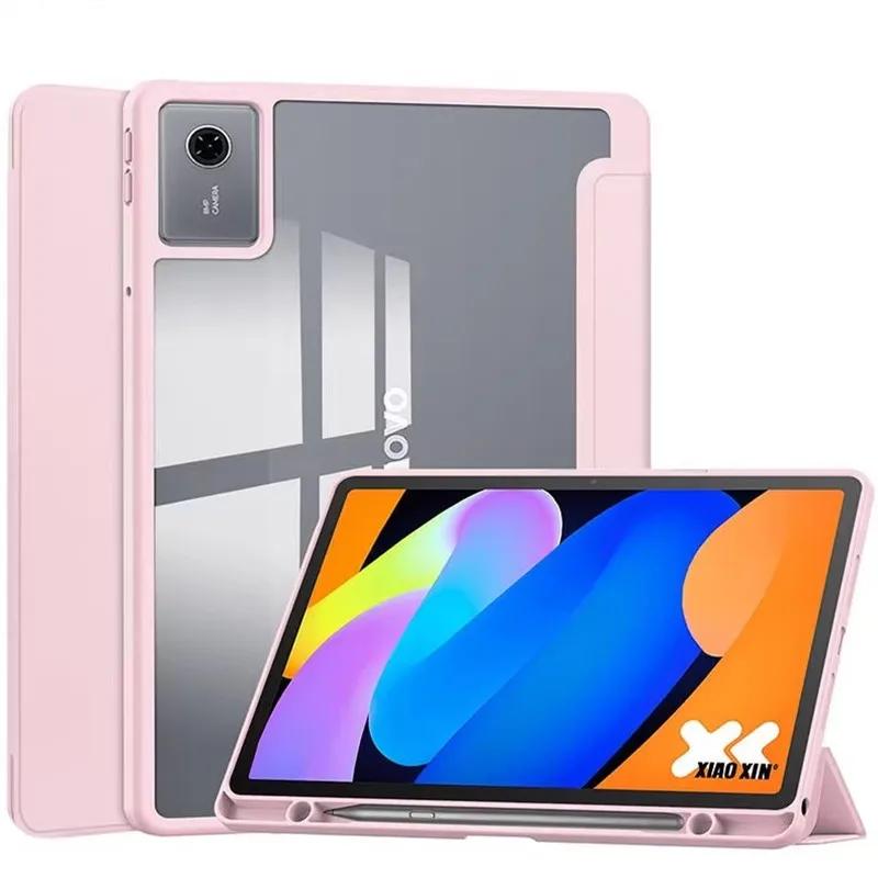 For Lenovo Xiaoxin Pad 11 Case PU Leaher Silicone Back Fold Stand Cover Funda For Lenovo Idea Tab TB336ZU/FU Tablet Case