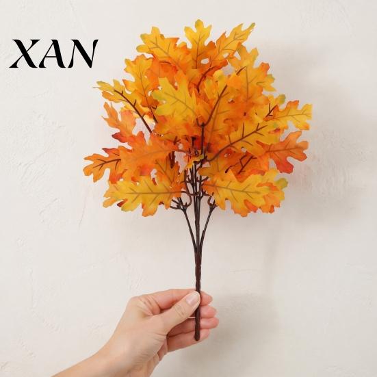 Mother's Day Flower Gifts Artificial Maple Leaves, Faux Silk Hanging Plant for Home Decor, Realistic Cascading Flowers Leaves Wall Wedding Party