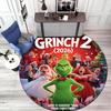 American Christmas Comedy How the Grinch Stole Christmas carpet Household goods decoration anti slip home table and chair mat aisle door mat carpet 5
