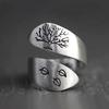 Yu Fangren Thai Silver Series: Handmade Mountain Forest Tibetan Retro Ring