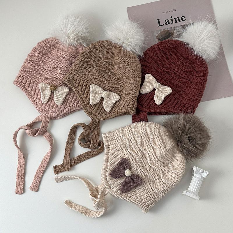 Chapéu de bebê para se manter aquecido no outono e inverno, chapéu de lã vermelha estilo chinês, saudações de ano novo para bebês, chapéus festivos anuais masculinos e femininos