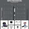 Multifunctional Electric Precision Screwdriver Set Type-C Rechargeable S2 Steel Precision Bit 17/50 in 1 Power Tool Set