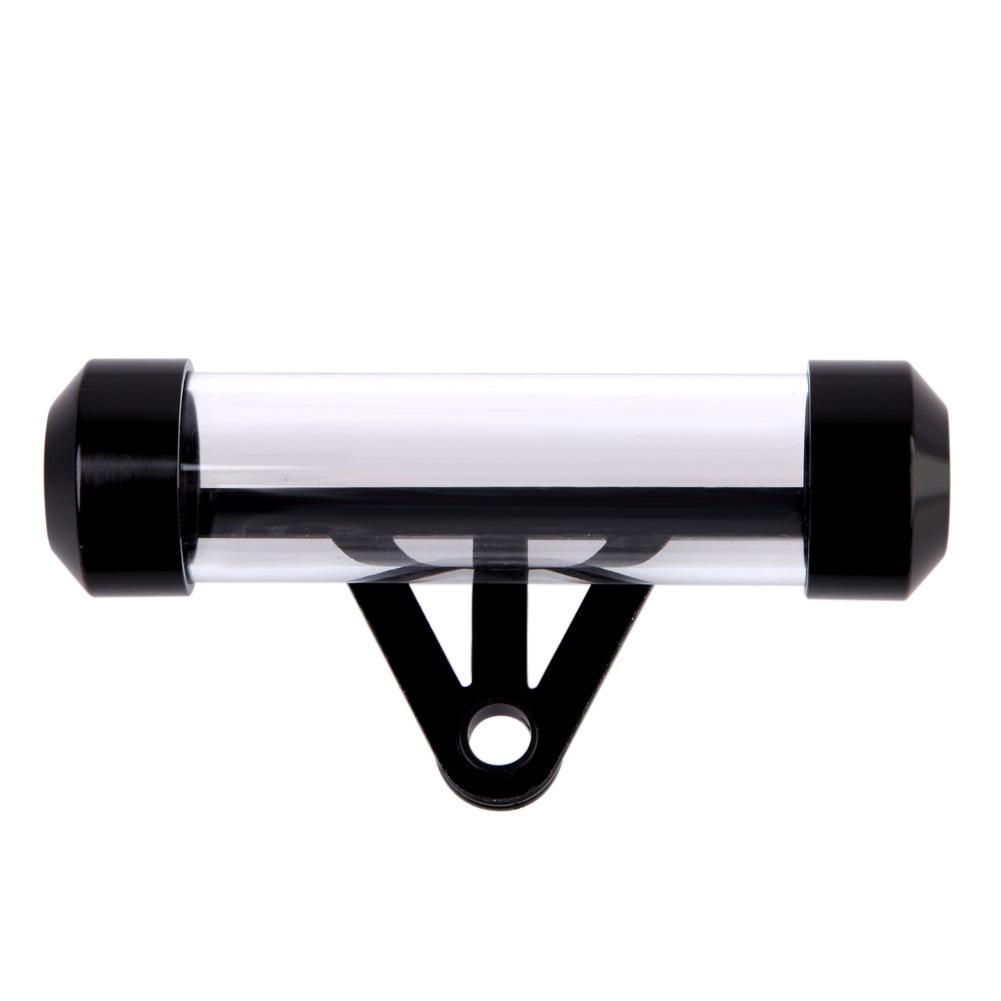 Motorcycle Tax Disc Tube Cylindrical Holder Frame Waterproof Black