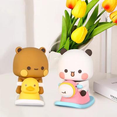 6,5cm Sammlerstück Niedlich Action Kawaii Bär Spielzeug Heimdeko Bubu Dudu Panda Bär Figur Spielzeug Kunst Bär Spielzeug Geburtstag Weihnachten Geschenk