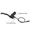 1Pair Electric Bike Brake Lever Aluminum Alloy Bicycle Brake Handle with Waterproof Plug