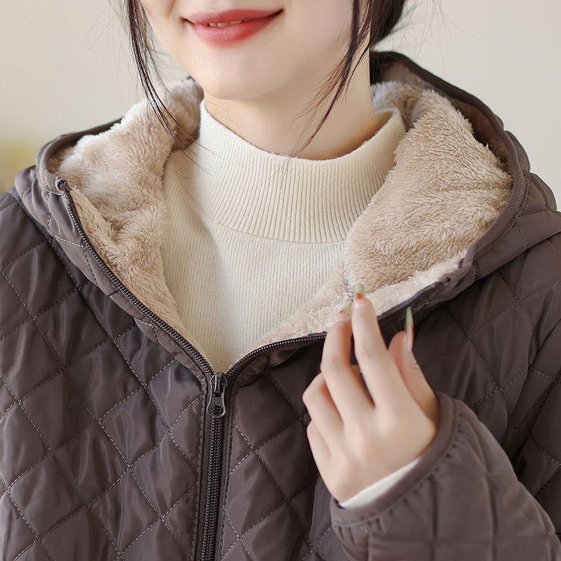 Korean Winter Women's Cotton Jacket Short Lightweight Small Cotton Coat Casual Women's Coat Cotton Clothing
