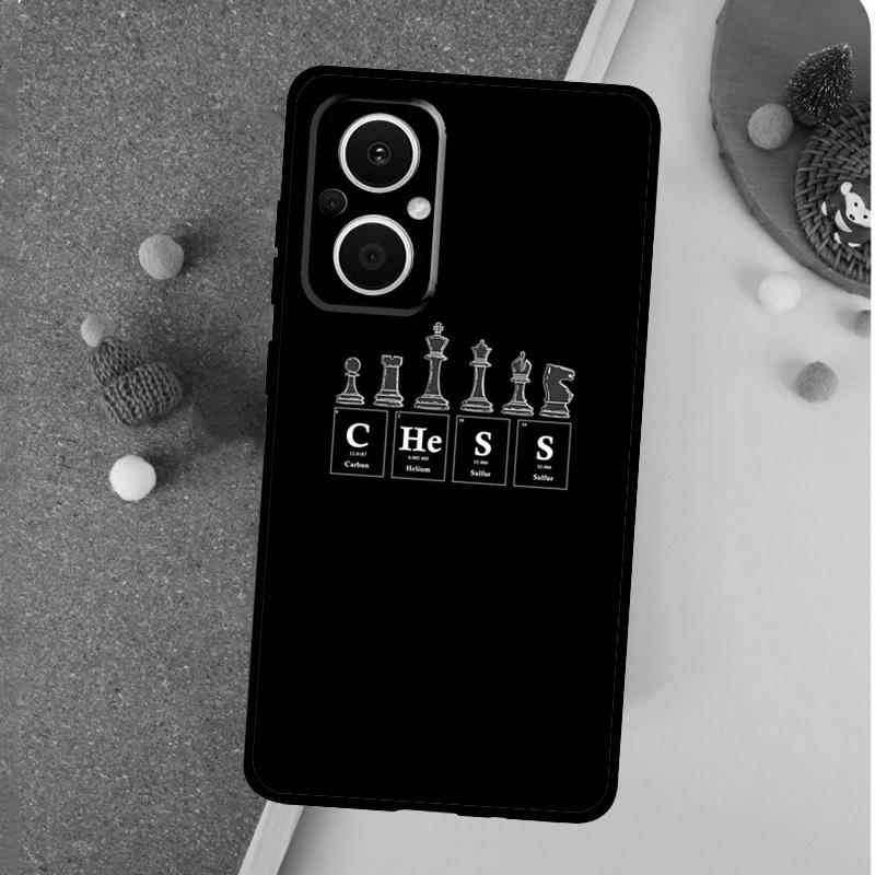 Chess Case For OPPO Reno 13F 12F 11F 8T 7 8 10 11 12 13 Pro OPPO Find X8 Pro X6 X3 X5 Lite Cover