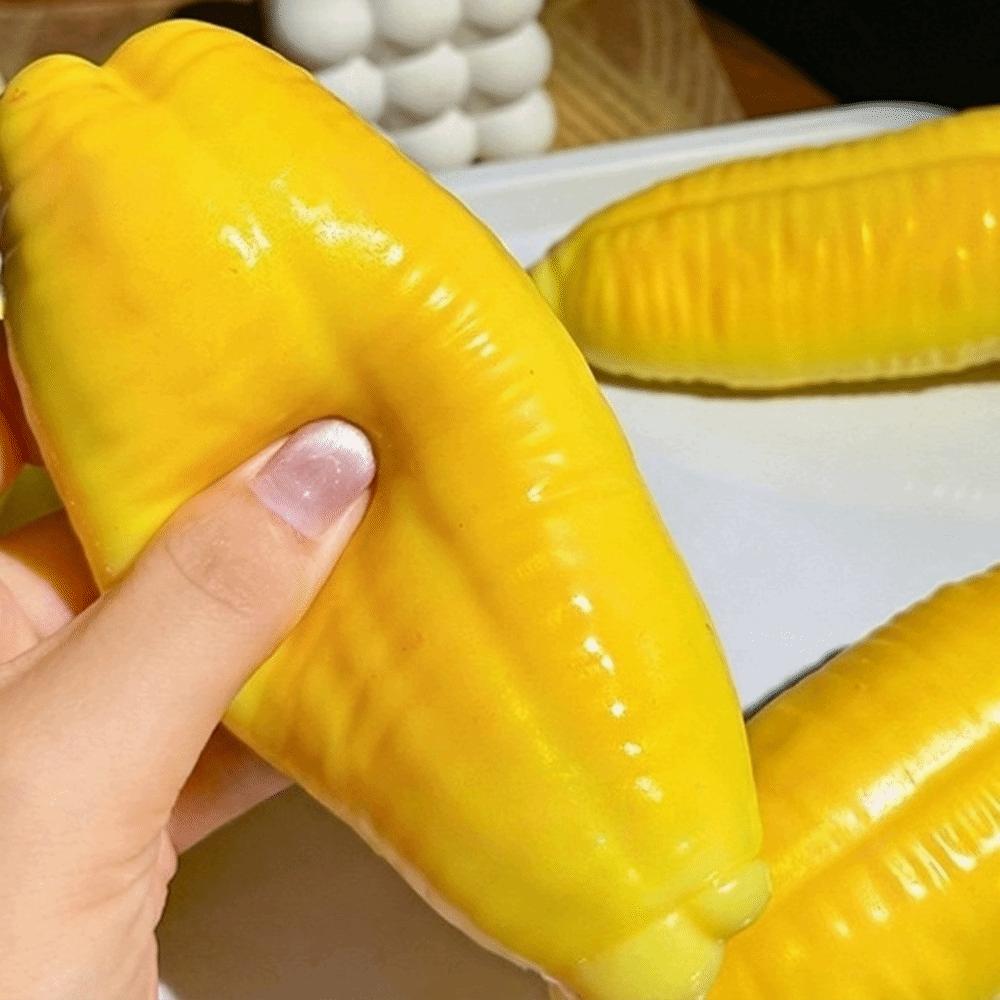 Crunchy Dough Sticks Squeeze Toy Sound Effects Food Fidget Toy for Kids Adults