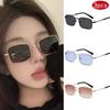 3pcs High Quality Rectangle Sunglasses Women Metal Frame Glasses Vintage Brand Square Sun Glasses for Men Shades Female Eyewear