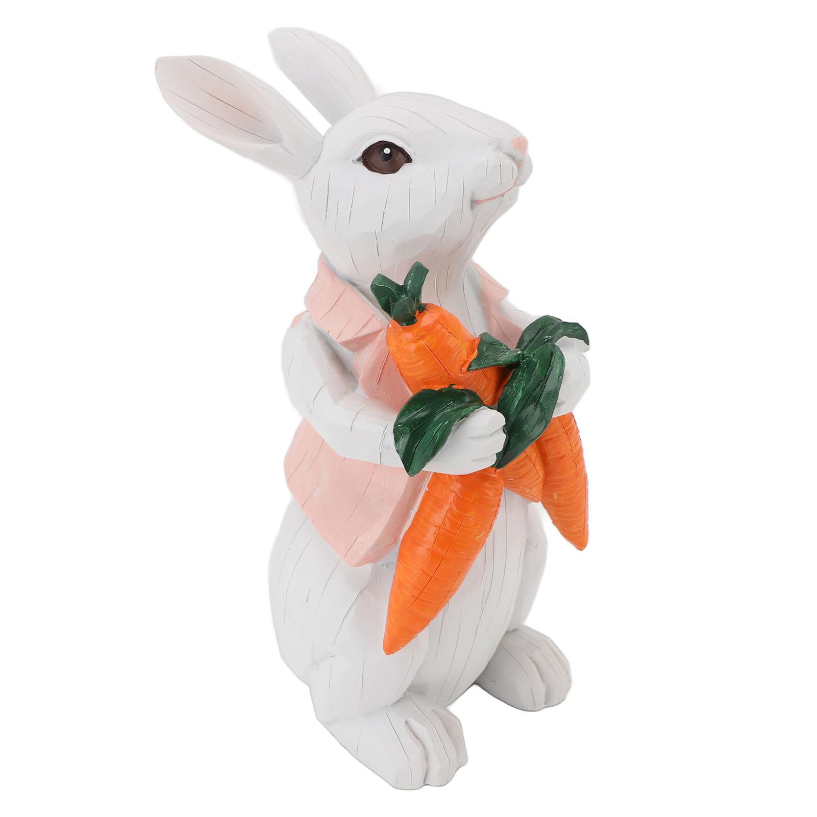Фигурка кролика Милый Винтажный Полимерный Кролик Статуэтка для Украшения Дома Праздничное Украшение