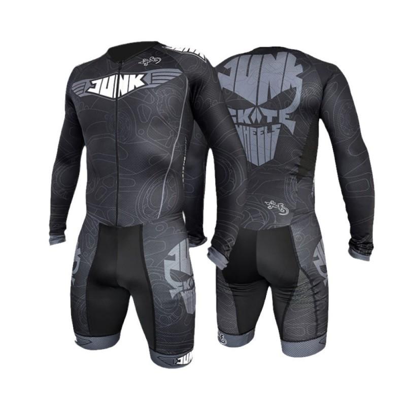 High-Elastic One-Piece Cycling Suit Men Quick-Dry Racing Outfit Roller Skating Sports Wear