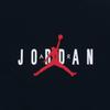 Jordan American Retro Letter Airman Logo Print Round Neck Casual Short Sleeve T-Shirt Men Tops Black DM1463-010