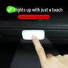 Wireless USB-Charged LED Car Light: Touch-Activated, No Wiring Required, Ideal for Glove Box and Ambient Lighting.