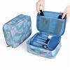 Custom Polyester Travel Makeup Cosmetic Case Organizer Zipper Closure Pouch for Cosmetics Makeup Brushes for Toiletry Kits