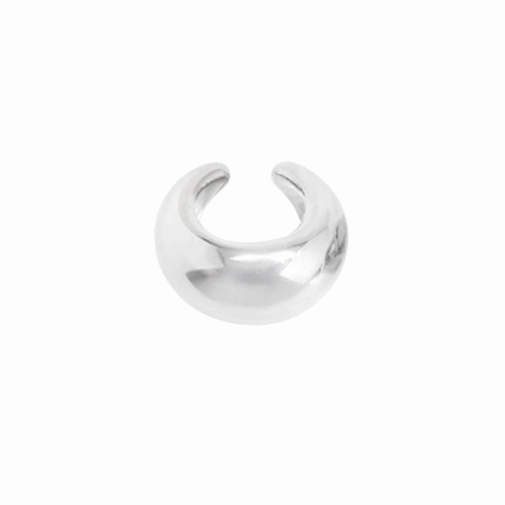 

Water Drop Fake Piercing Earrings Zinc Zinc Alloy Ear Cuff Jewelry Trend Multilayer Hollow Ear Clips Wear Silver Single layer