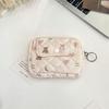 Cute Cartoon Floral Quilted Multifunctional Bag: Organizer, Document Holder, Coin Purse, Card Holder