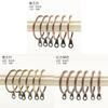 Modern Minimalist Iron Curtain Hook Rings For Home Decor And Window Treatment
