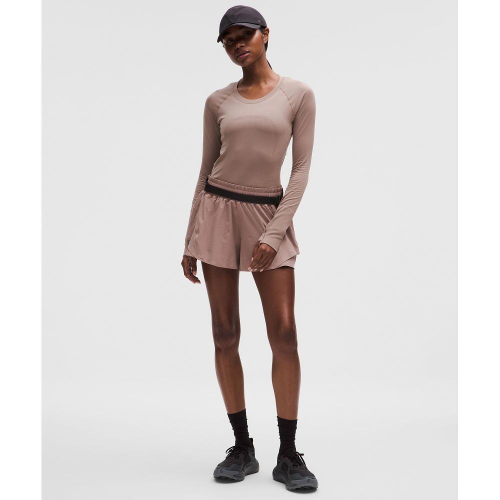 Lululemon Swiftly Tech Long Sleeve Shirt 2.0  Waist Length Ashen Rose Ashen Rose