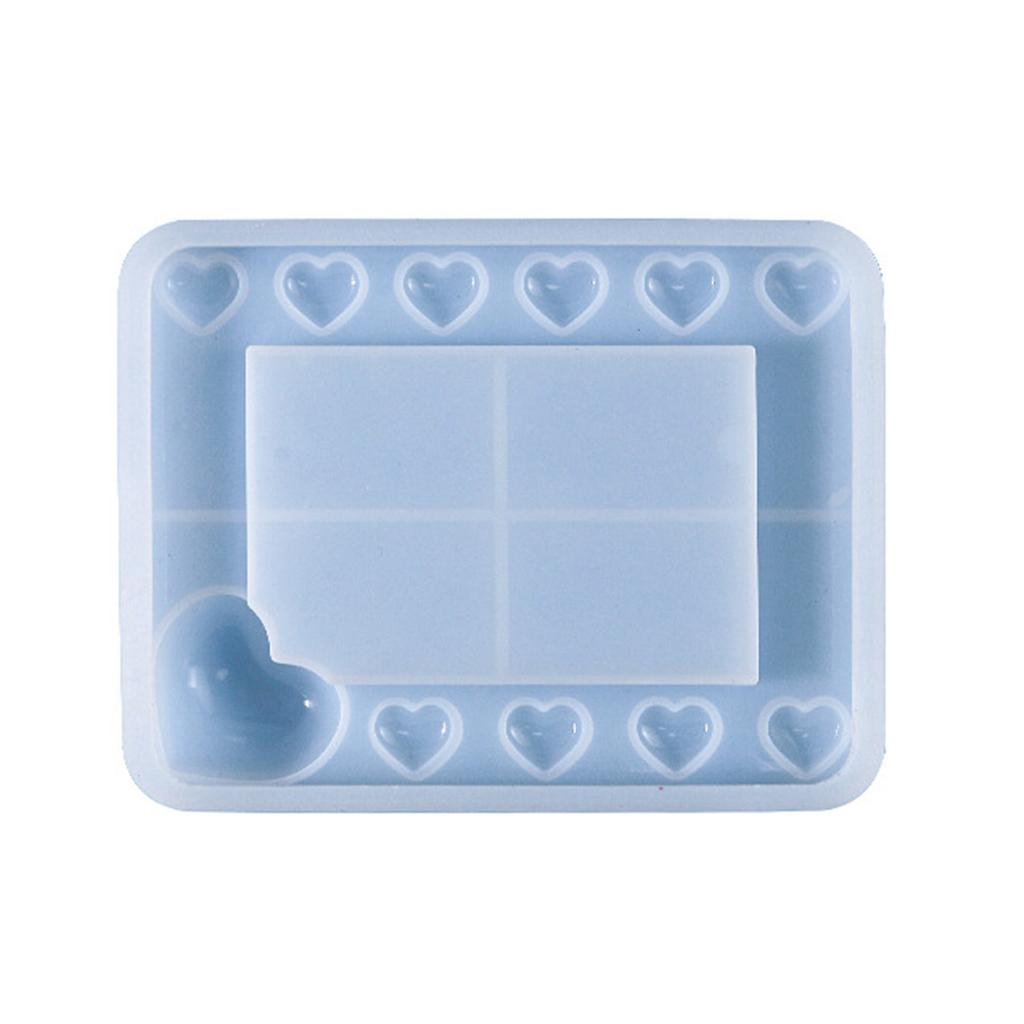 Heart Photo Frame Molds Picture Frame Molds Silicone Moulds Clay Mold Table Decorations Hand-Making Supplies for Photo