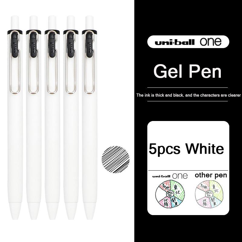 Uni Ball One Gel Pen UMN-S 0.5mm Thick Colorful Ink Handwriting Marking Pens, Japanese Stationery Awards Canetinhas Para Colorir