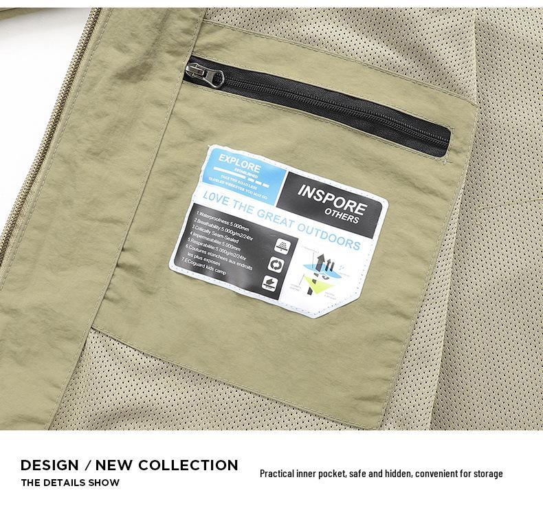 2502 Men's Cross-Border Jacket: Spring/Autumn Plus Cotton, Large Size, Casual Outdoor Sports Style