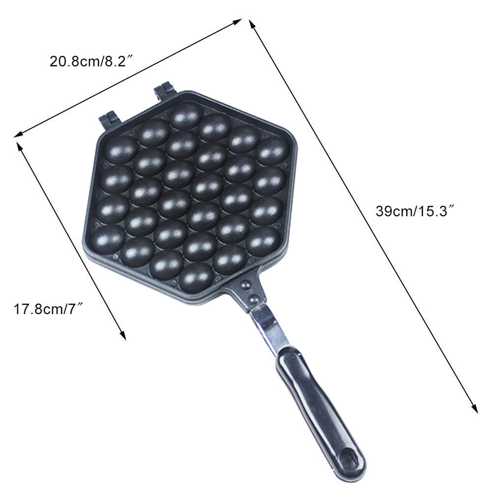 Buy Waffle Maker Eggettes Pan Nonstick Egg Bubble Baking Mold Plate