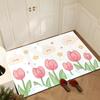 Cartoon cute bathroom mat non-slip quick drying mat household toilet absorbent carpet toilet door mat
