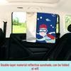 Car Magnetic Curtains - Cartoon Pirate UV Protection Blackout Sunshade