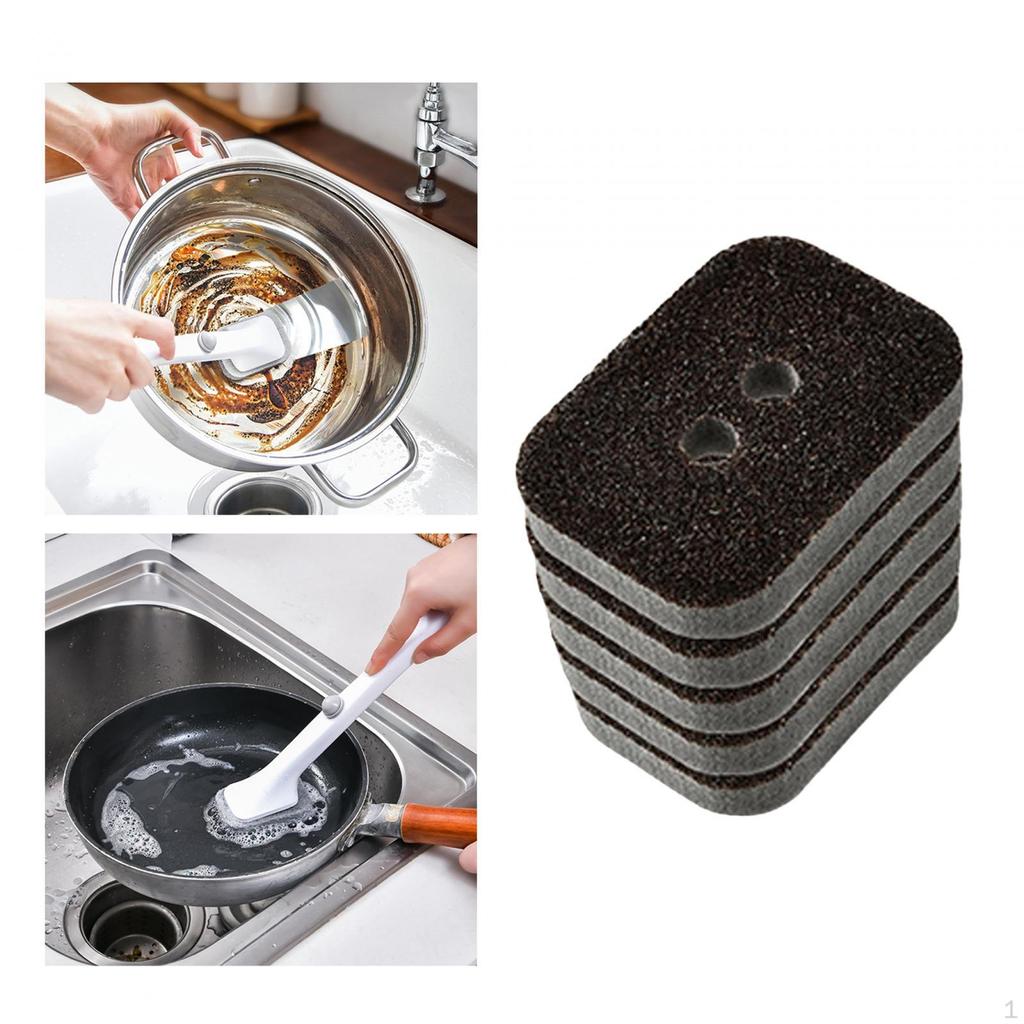 5 Pieces Disposable Brush Head Multipurpose Replacement Sink Cleaning