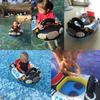 Inflatable Water Toys Cartoon Police Car Baby Swimming Float Seat Boat Summer Outdoor Pool Swim Ring Inflatable Water Equipment