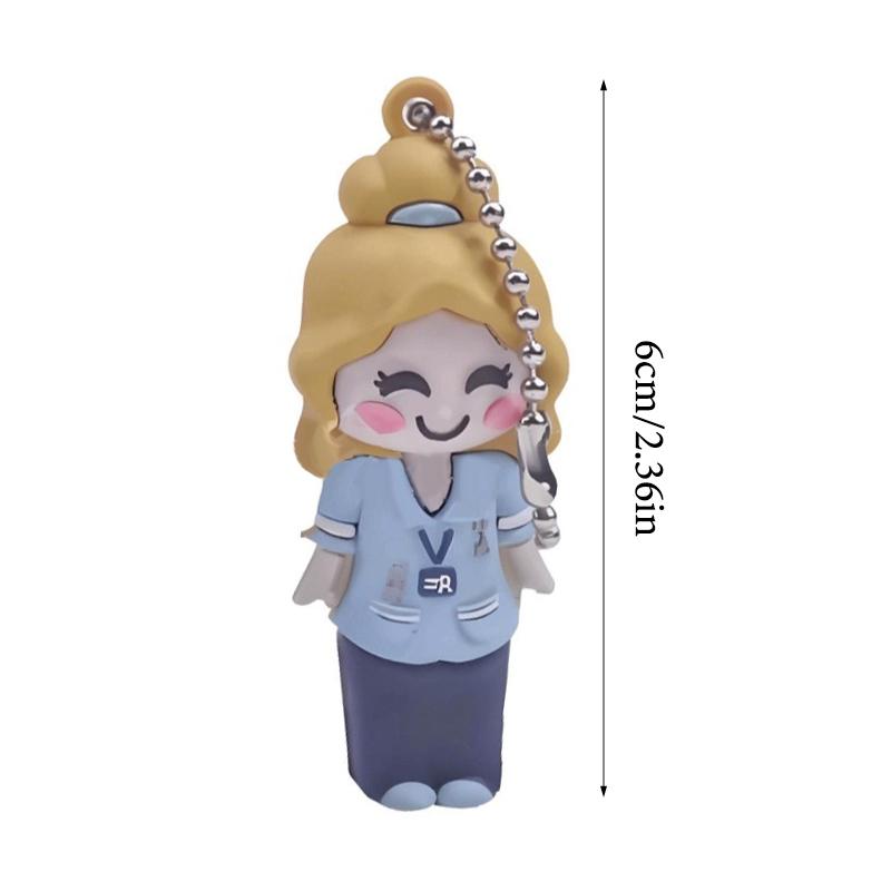 Medical Shape Ampoule Bottle Opener Nurse Doctor Special Rubber Syringe Cutter Bottle Opener Keychain Two-in-one Multifunctional