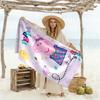 Peppa Pig S Garden Day Beach Towel Soft Durable Quick-Dry Comfortable Lightweight Portable for Swimming,Beach,Camping, Travel, Beach Accessories,Gym