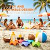 Color Cup Holder for Beach with Bold Colors Stackable Portable Drink Organizer Phones Snacks Sunscreen Sand-Free Travel Camping Picnic Family Outings