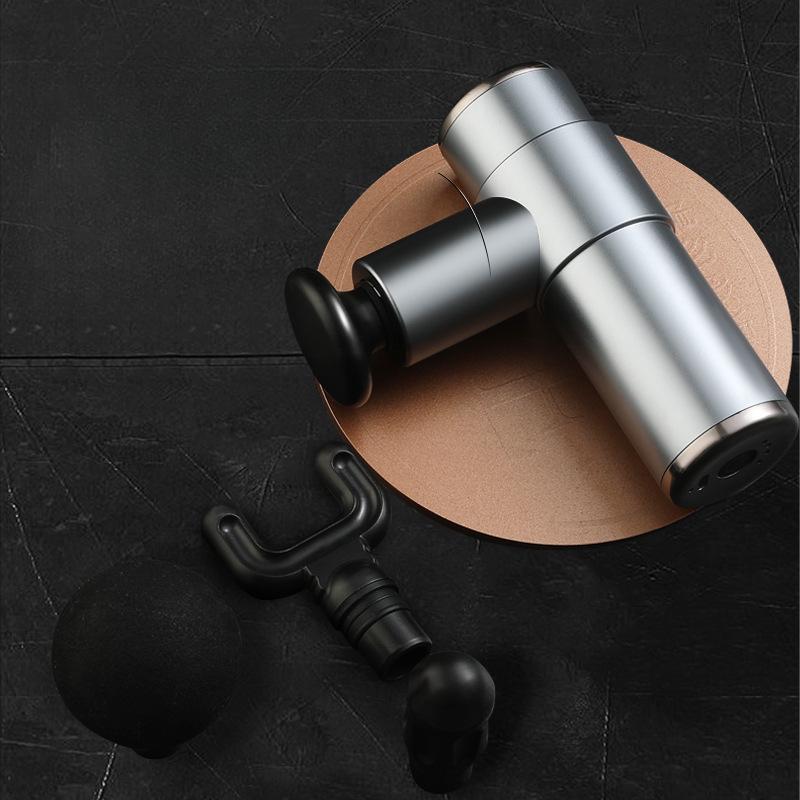 Four-Fascia Head Gun Muscle Relaxation MassagingTool Brushless Low Noise Silent Massage Gun Fitness Equipment Impact Fascia Gun