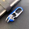 Multifunctional Metal Keychain Bottle Opener & Business Keyring Pendant Gift