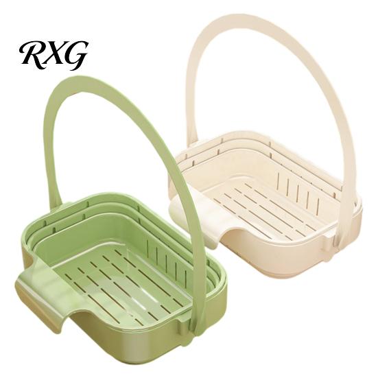 Quick Drying Kitchen Gadget Hanging Sink Drain Basket, Foldable Stretchable Colander, Space Saving Food Basket Strainer, Multi-functional Faucet
