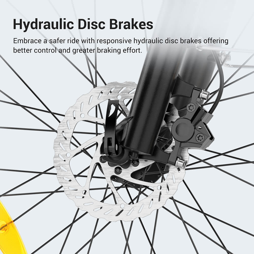 Eleglide C1 Trekking Bike with 250W Mid-Drive Motor, 27.5in Wheels, 522Wh Battery, 150km Range, Hydraulic Suspension & Hydraulic Disc Brakes (Blue)