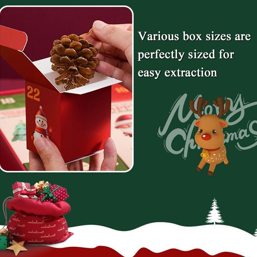 Christmas Advent Boxes Empty Advent Countdown Number Boxes 12 Days Empty Countdown Calendar For Christmas Family Party