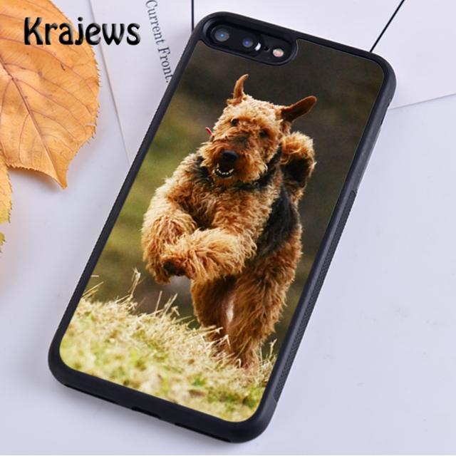 Krajews Airedale Terrier Dog Phone Case Cover For iPhone 17 Air 16 15 14 Plus 11 12 13 Pro Max Coque Shell Fundas