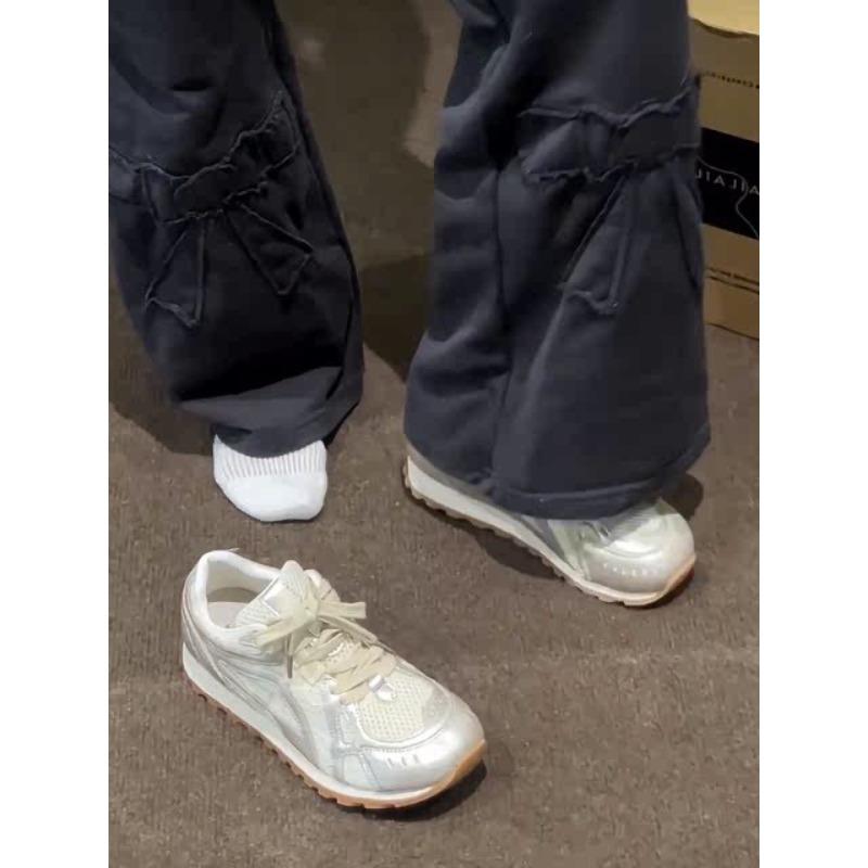 Thick-soled inner height increase mesh breathable dad shoes women's winter new sports shoes