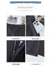 Women's High-Waisted Wide-Leg Floor-Length Pants - Spring/Autumn 2026 Slimming Drape Design