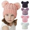 High Quality Custom Logo Children's Winter Knitted Hat Embroidery Kids Baby's Children's Winter Beanie Hat