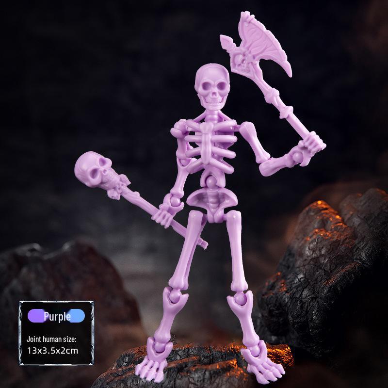3D Movable Skeleton Model: Educational Assembly Toy for Kids