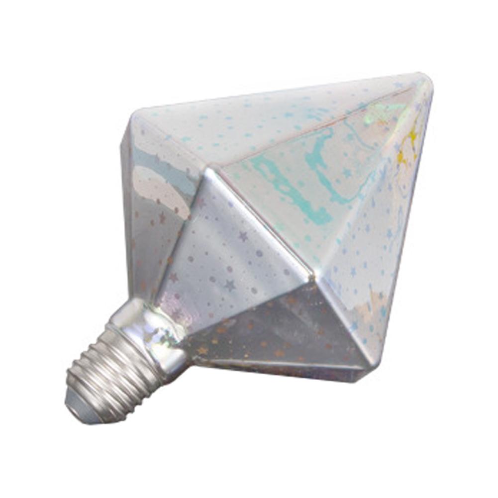 3D Colorful Firework Stained Glass Light Bulb 125lm Vintage Edison Bulb Last Up To 30000H Disco Light Bulb Star Shine Decoration