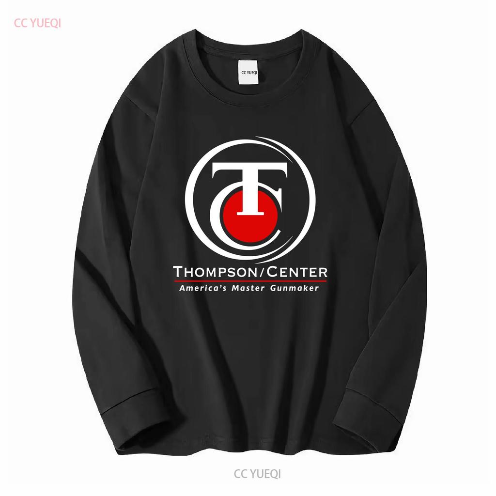 Thompson Center Gunmaker Logo Guns Firearms Unisexs Black T Shirt S 5xl Long Sleeves Vintage Washed Streetwear Casual Breathable