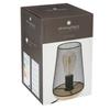 Lampe "Zely" Gris H23cm - Atmosphera Createur D'interieur