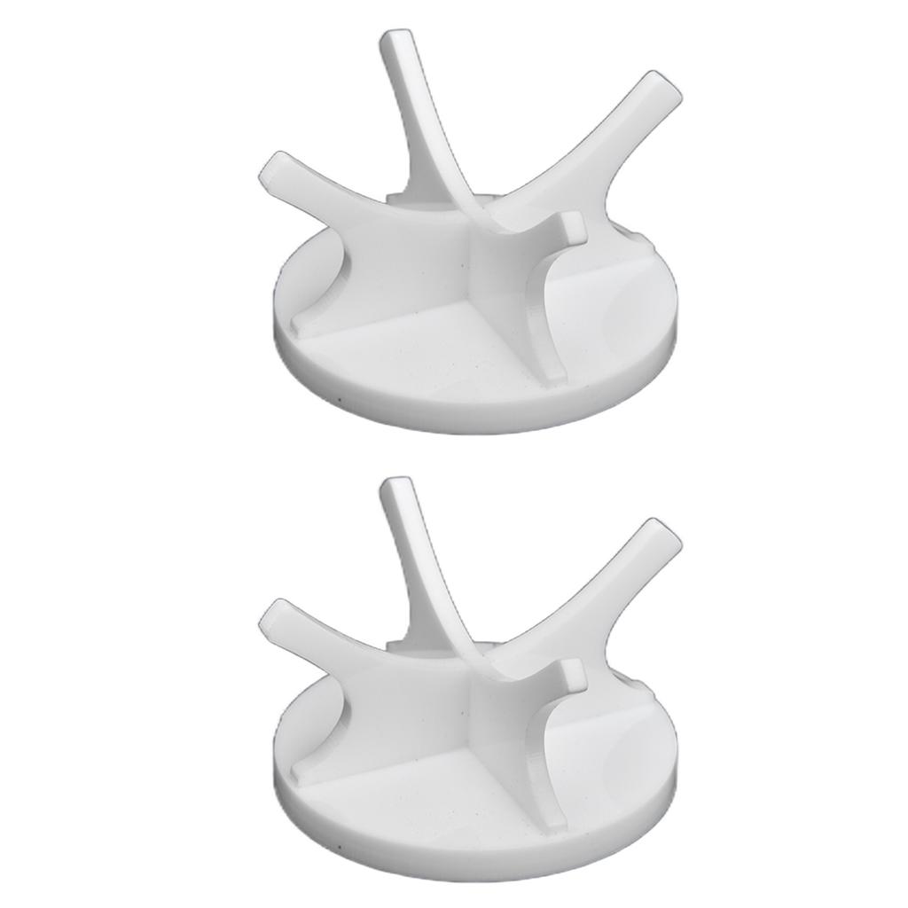 2Pcs Golf Ball Rack High Stability Strong Firmness Simple Baseball Display StandWhite 2 Pieces