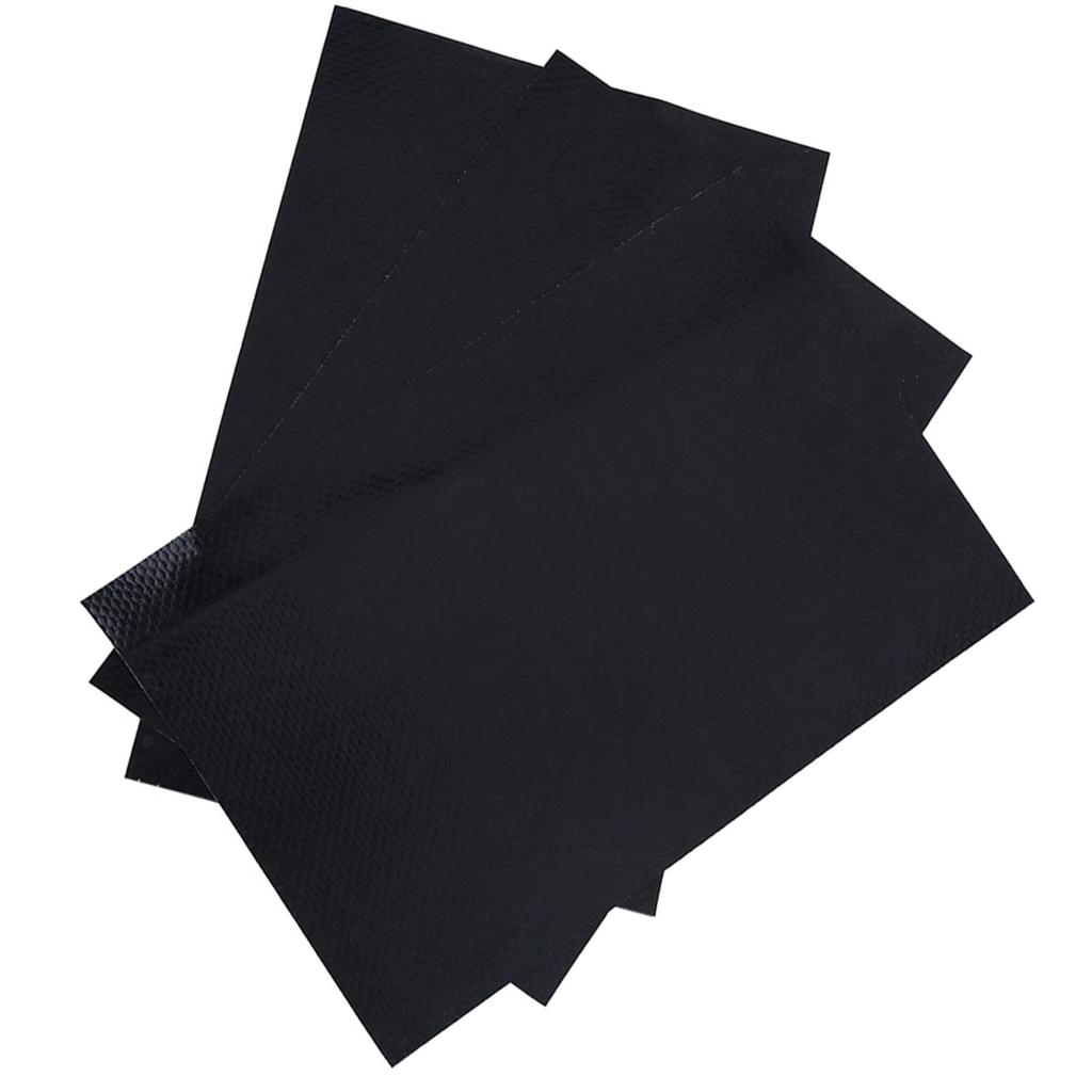 3pcs PVC Repair Patches Kit Set for Inflatable Raft Boat Canoe Kayak  (Black)